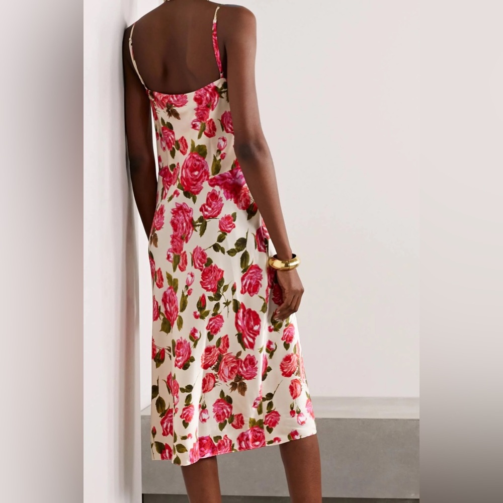 L'AGENCE Dawn & Rosewood Nyla Cowl Neck Midi Slip Dress. Size 0* - Picture 11 of 15